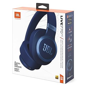 JBL LIVE 770NC ワイヤレスヘッドホン ブルー JBL ワイヤレスヘッドホン JBL Live 770NC【Bluetooth ノイズ
